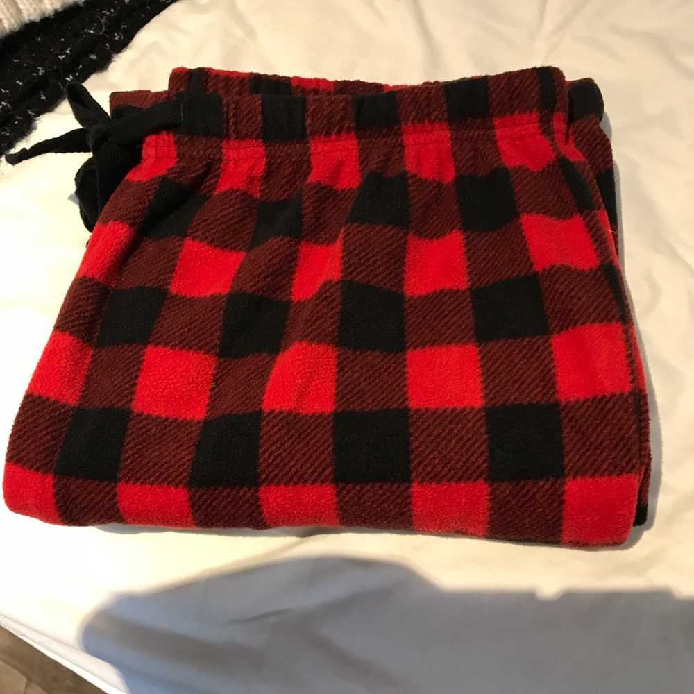 Ladies Buffalo Plaid Lounge Pants- Large